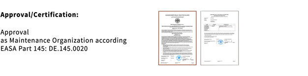 ASF Engineering GmbH - Maintenance Organisation Approval Certificate according EASA Part 145: DE.145.0020